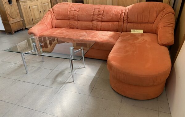 651 rohová sedací souprava s velkým úložným prostorem 250x160cm -mikroplyš za 4640Kč