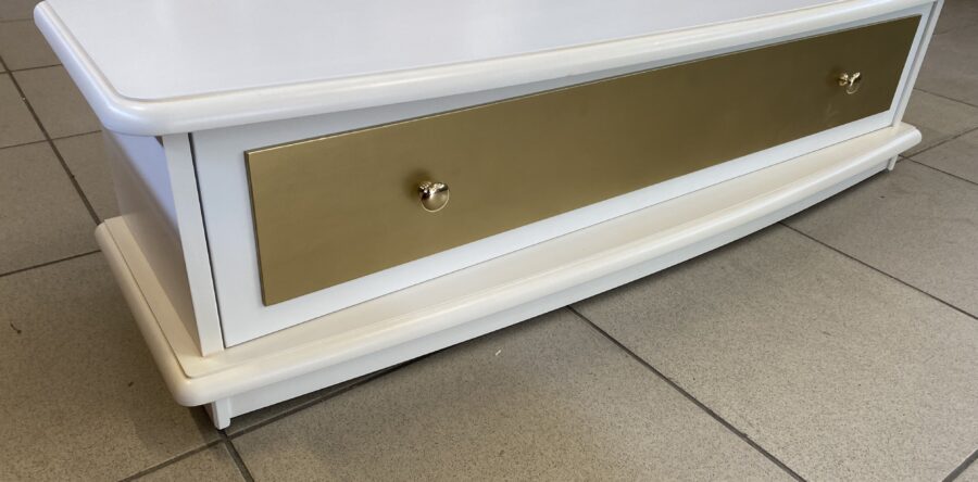 681 nová Italská bílá komodka se šuplíkem 120x37x33cm za 1940Kč