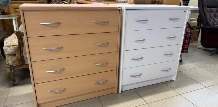 411 světlá -odstín buk+ bílá,nová komoda šuplíková 74x35x85cm za 2480Kč