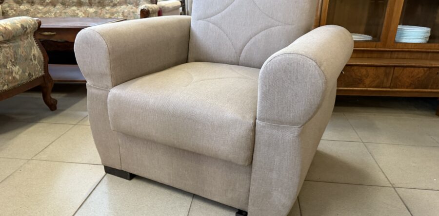 628 Seher –  zn.křeslo s úl.prostorem a rozkládací 94-70-80cm za 1280Kč