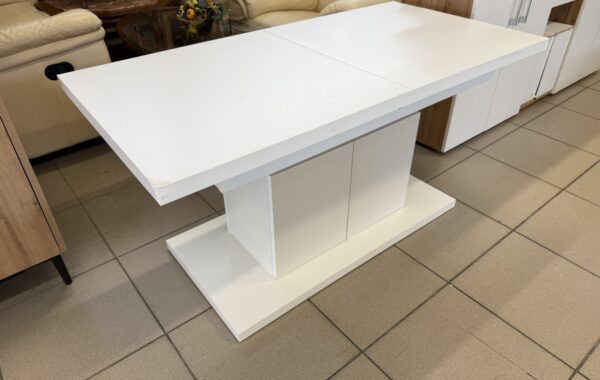 642 konferenční bílý zvedací a rozkládací nový stolek II jakost 130x65x57cm za 2780Khč
