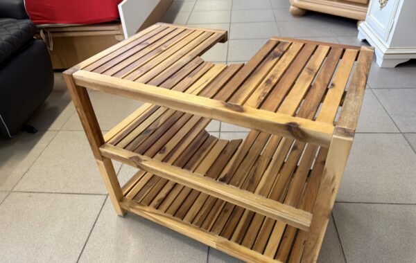 771 podumývadlový regálek koupelnový – masív 64x40x50cm za 670Kč