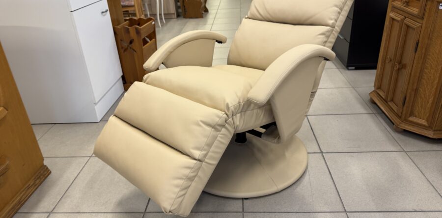 865 nové polohovatelné béžové křeslo 70x115cm za 2960Kč