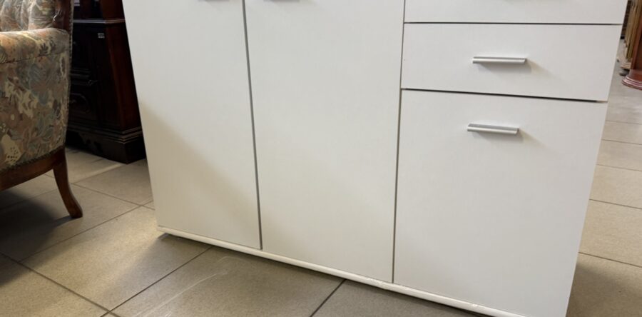 912 nová bílá komoda se šuplíky 106x35x75cm za 2760Kč