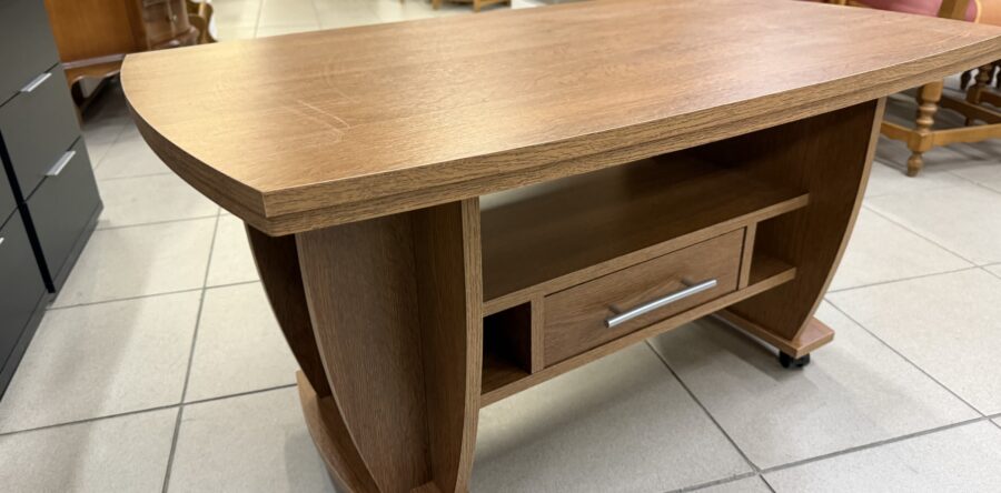 177 nový konf.stolek Bader – hnědé lamino 108x66x56cm za 1980Kč