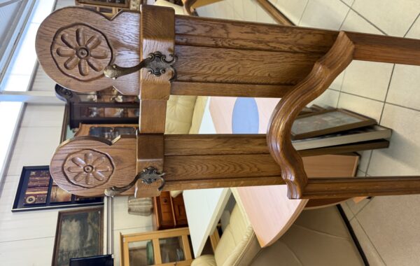 448 set dubový rustikální věšák 50x140cm za 1290Kč+zrcadlo 88x50cm za 670Kč