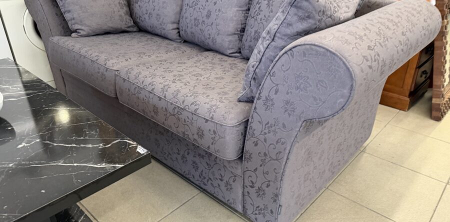 462 Furninova- Švédská značková 3+3 souprava ,šedý potah,jednospaní ,cena 16450Kč