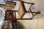 515 starožitná dubová židle s pedikovým výpletem za 970Kč
