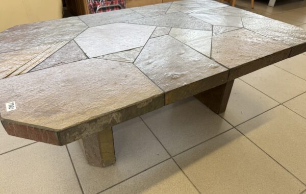 484 konferenční stůl made in Italy-obklad z břidlice 125x80x48cm za 1760Kč