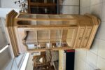 698 prosklená vitrina – zlatý Belgický dub 105x53x191cm za 6450Kč