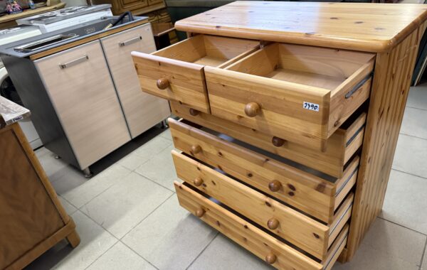 883 šuplíková komoda z borovicového masívu 86x42x96cm za 3390Kč