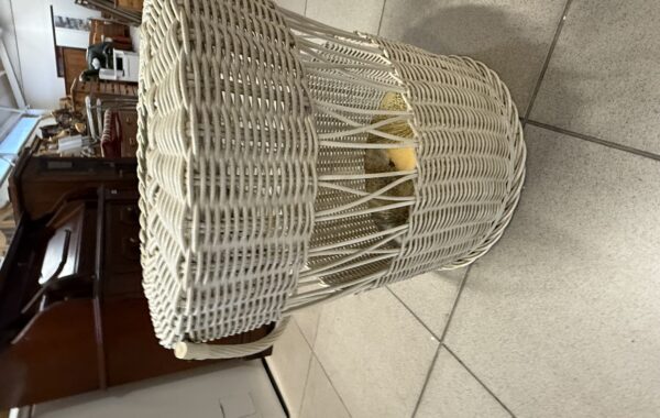 923 prádelní koš-umělý ratan průměr 48cm,výška 48cm za 450kč