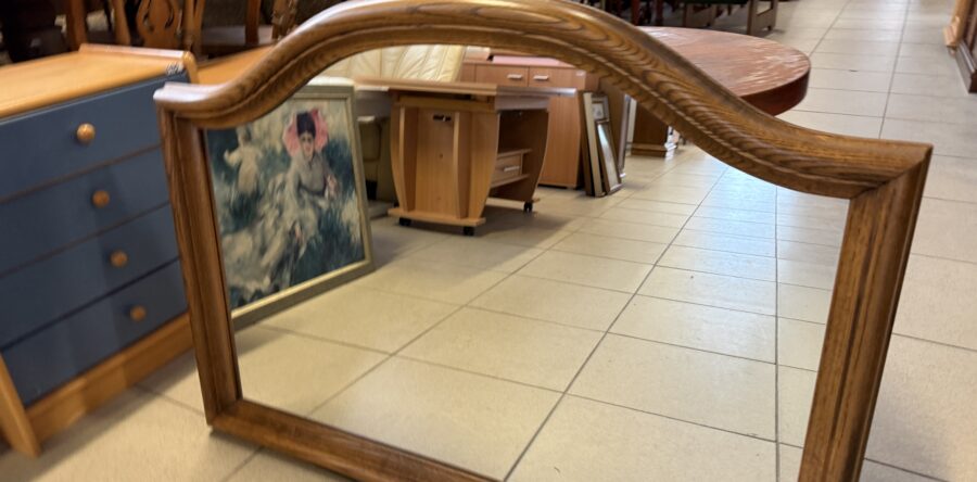 450 zrcadlo v dubovém masívním rámu 100x72cm za 1140Kč