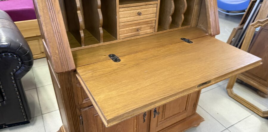 490 dubová psací komoda-,,kalamář” 100x42x107cm za 4970Kč