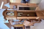 557 dubové bicí hodiny Tempus Fugit 40x25x210cm za 8760Kč
