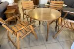 523 zahradní set skládací 4xžidle a stůlprům.90cm za 2870Kč