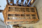 525 prosklená borovicová velká vitrína 120 x 37 x 200cm za 3490Kč