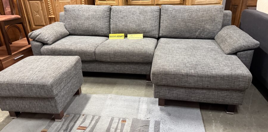 605 Ewald Schillig značková rozkládací sedací souprava 255x145cm +taburet za 7940Kč