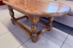 638 oválný dubový konf.stolek 118x55x50cm za 2190Kč