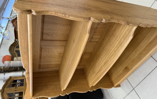 817 Stil+form značkový dubový Belgický regál 90x31x112cm za 2980Kč