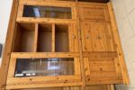 847 Borovicová knihovna dvoudílná-komplet masív 181x42x212cm za 6430Kč